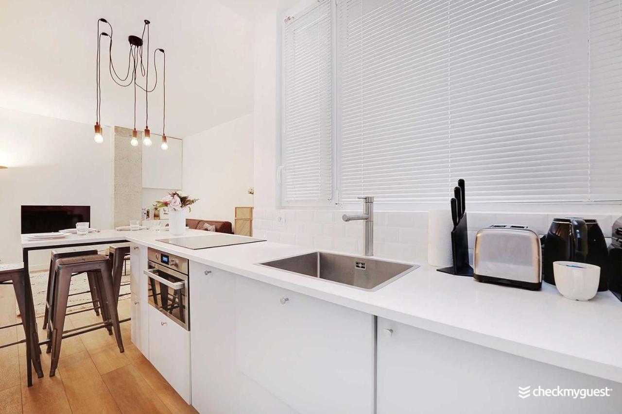 Modern Apartment - 2Br-6P- Oberkampf-Republique パリ エクステリア 写真